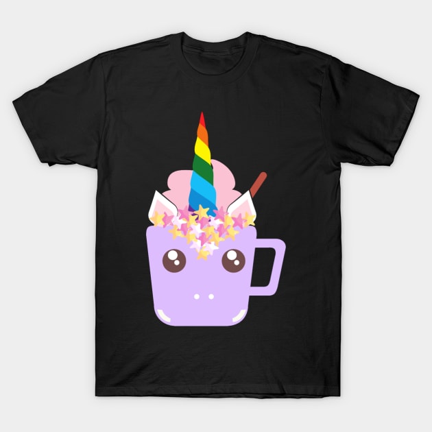 Purple and pink unicorn drink! T-Shirt by LukjanovArt
